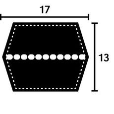 Double V-Belt Bb177 17X4570