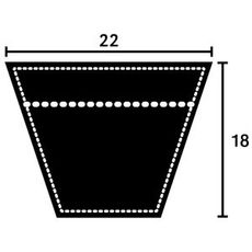 Belt 22X4000Lp