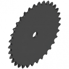 Sprocket with an outer diameter of 174.5 mm, optimizes machine function.