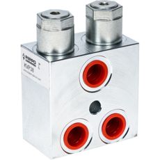 Dubbel Pressure relief valve 3/8