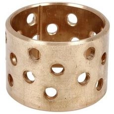 Plain Bearing 30X34X25Mm Red Metal Perforated