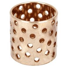 Plain bearing 35X39X40Mm Red Metal Perforated