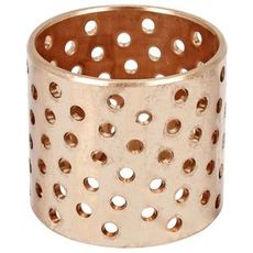 Plain bearing 50X55X50Mm Red Metal Perforated