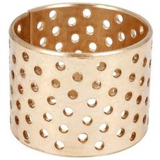 Plain bearing 60X65X50Mm Red Metal Perforated