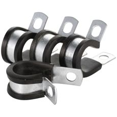 Rubber Lined P-Clip 34,9Mm 4Pcs
