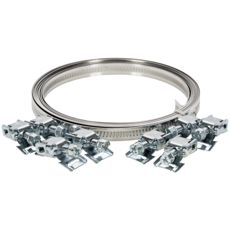 Hose Clamp Roll 9,0X0,6Mm 3M +Hose Clamp Locks 8Pc