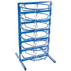 Hose shelf with 6 reels