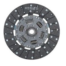 Spring-loaded disc plate 280 mm with spline hole Ø 1 inch and 10 teeth, for efficient operation.