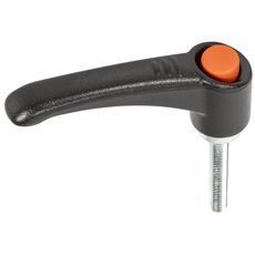 Adjustable handle M6X40mm Metal