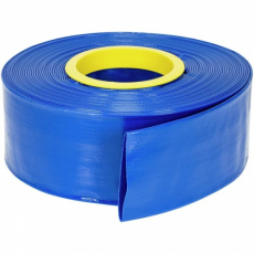 Layflat Discharge Hose Ø 38 mm PVC 4 bar Blue 25 m