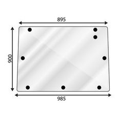 Rear window Mf 3000 Series Dark