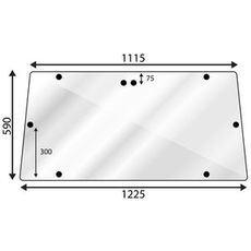 Rear window Mf 300 Series Hi-Line
