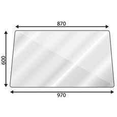 Rear window MF 870x970x600