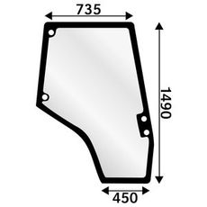 Door window MF Right 4 holes