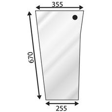 Window Lower Left/Right 300 Series Mf