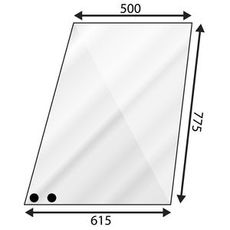 Door Glass Upper Left/Right 300 Series Mf