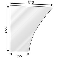 Door Glass Lower Left/Right 300 Series 3477778M1