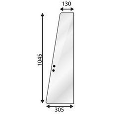 Door Glass Front Left/Right 3000 Series Mf