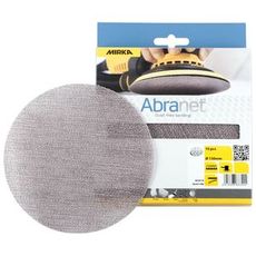 Abranet 150Mm K80, 10-pack for tough sanding of hard materials.