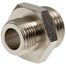 Adapter 3/8-1/2 Ext-Ext Brass