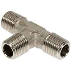 T-Coupling 1/4 Ext Brass