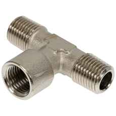 T-Coupling 1/8 Ext-Ext-Int Brass