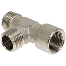 T-Coupling 3/8 Ext-Int-Ext Brass