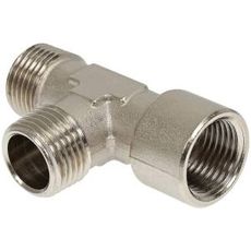 T-Coupling 1/2 Ext-Int-Ext Brass