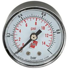 Pressure Gauge M40 0-1Bar 1/8