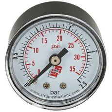 Pressure Gauge M40 0-2.5Bar 1/8