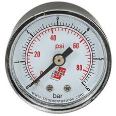 Pressure Gauge M40 0-6Bar 1/8