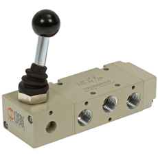 Mechanical Valve 5/2 1/4  90 Lever/Spring
