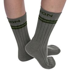 Socks Mid-Calf Gray