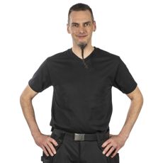 T-Shirt Rieden V-Neck Black