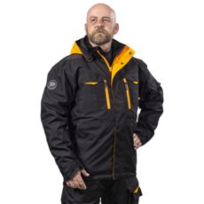 Winter Jacket Foster Black/Orange