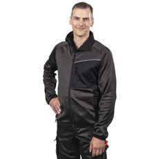 Fleece Jacket Stretch Cayden Gray/Black