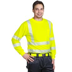 Shirt Theron Long Sleeve Technical Class 3 En20471 Yellow