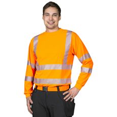 Shirt Theron Long Sleeve Technical Class 3 En20471 Orange