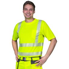 Warning T-Shirt Class 2 En20471 Yellow