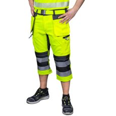 Capri Trousers Stretch With Nail Pockets Moreeni Yellow