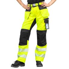 Trousers Stretch With Nail Pockets Despina Ladies Yellow