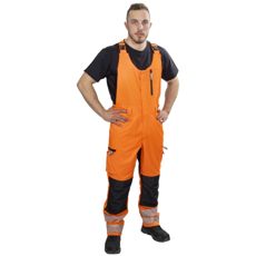 High-visibility Bib Overall Russel Cl2 Orange/Black
