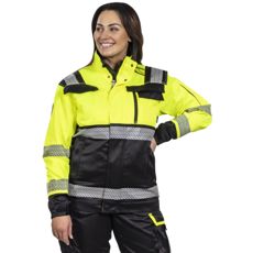 High-visibility Jacket Granite Cl2 En20471 Yellow/Black