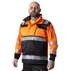 Warning Jacket Granite Class 2 En20471 Orange/Black