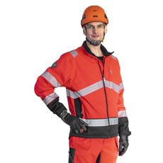 Softshell Jacket Randal Class 2 En20471 Red/Black