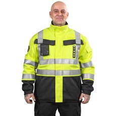 Winter Jacket Flame Sauron Class 2 En20471 Yellow/Gray