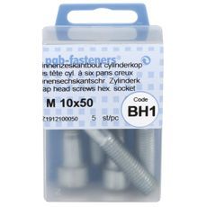 Hex screw M10X50 8.8 5pcs Din912
