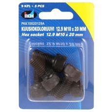 Hex screw M10X20 12.9 5 pcs Din912