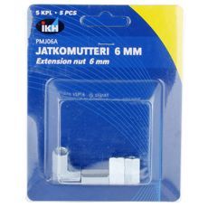 Extension nut M6 5 pcs Din6334