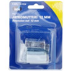 Extension nut M12 5 pcs Din6334